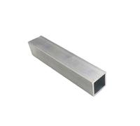 tubo rectangular de aluminio, Tubo cuadrado de aluminio 6063 T5, 35x35 mm, 245-500 longitud, 2-3 espesor pared(245 * 35 * 35 * 3MM)