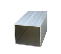 tubo rectangular de aluminio, Tubo cuadrado Rectangular de aleación aluminio 6063, 6-100mm ancho, varios tamaños for decoración, 1 ud(100X100X100X3MM)
