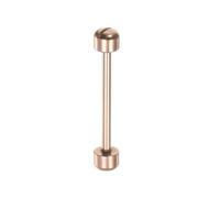 Tubo recto de tornillo para reloj, conector de correa de reloj de acero inoxidable, reparación de relojes, accesorios de herramientas de bricolaje, cadena plana tornillo de eje de conexión para reloj