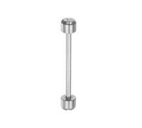Tubo recto de tornillo para reloj, conector de correa de reloj de acero inoxidable, reparación de relojes, accesorios de herramientas de bricolaje, cadena plana tornillo de eje de conexión para reloj