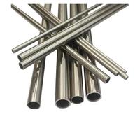 Tubo recto sin costura de acero inoxidable 304, tubo capilar redondo, tubo de metal industrial soldable, 500 mm de longitud(OD 1 x ID 0.7mm 5pcs)