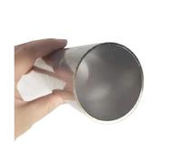 Tubo redondo de aluminio 6061 de diámetro exterior de 45 mm, interior de 20 a 42 mm, pared de 1,5 a 12,5 mm, tubo de aluminio duro y recto para bricolaje (500 mm, OD45 ID32)