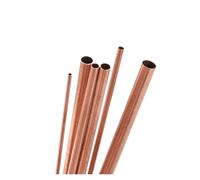 Tubo redondo de cobre de 1/2/3 Uds., 1,5mm, 2mm, 3mm, 4mm, 5mm, 6mm, 7mm, 8mm, 9mm, 10mm, diámetro exterior de 500mm, tubos de cobre de longitud(7x8x500mm 3pcs)