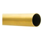 Tubo redondo de latón, longitud de 500mm, diámetro exterior de 35mm, espesor de pared de 1/1, 5/2/2, 5/3mm, tubos rectos huecos redondos de latón sin costura de Metal(35 * 1.5mm)