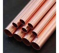 Tubo redondo hueco de cobre puro T2, 20-23mm de diámetro exterior, 100-500mm de longitud for filtro de refrigeración EDM, 1 unidad(100x22x1mm)