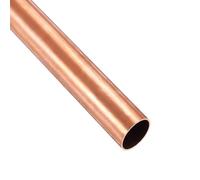 Tubo redondo sin costura de cobre puro T2, 50 x (1,5-5) x 500 mm(50x3x500mm)