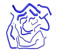 Tubo Refrigerante Compatible Con VW Per Golf Per Bora MK4 1.6L AT AWB Manguera De Calentador De Radiador De Refrigerante De Silicona OEM 1J0122051AN 1J0122101CF 06A103474H 1J0121086BT