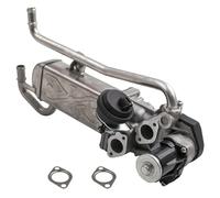 Tubo Repuesto Válvula EGR Enfriador de válvula EGR 03L131512AS compatible con VW Polo Audi A1 Seat Ibiza Skoda 1.6 TDIf