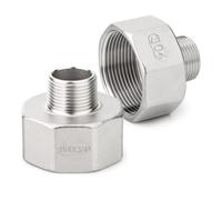 Tubo resistente a la erosión de 3/4 pulgadas externo a convertidor de rosca interna de 1.25 pulgadas para sistemas NPT adaptador roscado