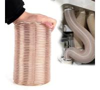 Tubo Secadora Universal Manguera de Ventilación Industrial Plegable Extralarga, Conductos Flexibles Transparentes para HVAC, Manguera de Recolección de Polvo de 2 a 9 cm(1.6in(40mm),L 13.1ft(400cm))