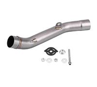 Tubo silenciador de escape, conexión de tubo medio de escape de motocicleta, conexión de tubo de enlace medio de escape, adaptador de escape para Z800 2013-2016