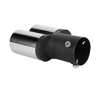 Tubo Silenciador de Escape Doble Garganta Alta Eficiencia para Coche Universal Trasero Tubo de Escape del Coche Punta Silenciador Trasero Conveniente F¨¢brica