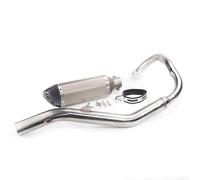 Tubo Silenciador Escape Motocicleta Tubo de Escape Delantero Grande de Acero Inoxidable, modificación de Motocicleta, turbocompresor Compatible con Benelli 250 Small Yellow Dragon 250(Suit 2)