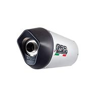 Tubo silencioso GPR Husqvarna Svartpilen 401 2020 e4 Tubo de escape homologado con tubo de conextion Furore Plata