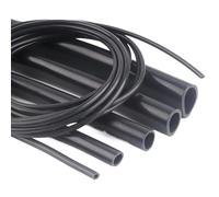 Tubo Silicona Tubo de silicona negro Flexible for bomba aire acuario, manguera goma suave resistente al calor, tubo tanque combustible alta presión, 1/3/5M ID 1~23mm(300cm,ID 20mm x OD 25mm)