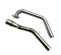 Tubo Sistema Silenciador Escape Completo Modificado Motocicleta Para YZF-R15 MT125 MT-15 V1 V2 2008-2017 Tubo escape motocicleta