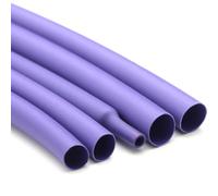 Tubo termocontraíble de PE, relación de contracción 2:1, 1,4 cm de diámetro, for Piezas mecánicas, Multicolor(Purple)