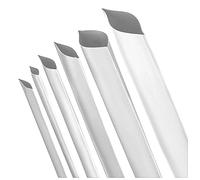 Tubo termoretráctil ISOLATECH por metros blanco sin adhesivo Ø 1mm 4 metros 2:1 juego poliolefina para aislar cables conexiones soldadas sin etiquetar resistente a los rayos UV (Ø1mm 4metros)