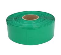 Tubo termorretráctil 18650 de 85-350 mm de Ancho, con Revestimiento de PVC, Funda de película retráctil de 1 Metro.(Green,150mm)
