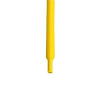 Tubo termorretráctil 3:1 Negro, Verde, Azul, Amarillo y Rojo, Longitud 10-200 m, Funda for Cable, reparación de Conectores DIY.(Yellow,3.2mm,50m)