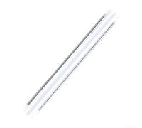 Tubo termorretráctil de fibra óptica de 60 mm para 304 de acero inoxidable doble aguja y manga transparente de PE para protección de empalme de fusión 100 unids (C)