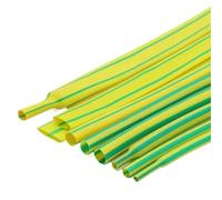 Tubo termorretráctil de poliolefina amarillo-verde de 1 a 10 metros, relación 2:1, diámetro de 1 mm a 50 mm, for reparación de cables.(35MM_5 METERS)