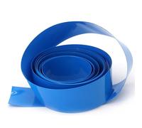 Tubo termorretráctil de PVC | Azul 330-400 mm Ancho 1 metro Escenario de uso: Condensadores, Iluminación(Width:350mm)