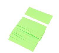 Tubo termorretráctil de PVC for batería, azul, 20/50/100 unidades, ancho plano, 28,5 mm de largo y 70 mm de largo.(Light Green,50Pcs)