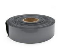 Tubo termorretráctil de PVC Longitud multicolora los 2m o los 10m de la anchura 17-80m m del tubo termocontraíble del PVC(Silver Gray Width 66mm Dia 42mm,2 meters)