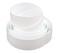 Tubo termorretráctil de PVC Tubo Termocontraíble de PVC Blanco Múltiples Anchos 1 Metro(Width:150mm)