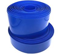 Tubo termorretráctil de PVC, Tubo Termocontraíble de PVC Plano Azul 9-29cm x 3m(11cmx3m)