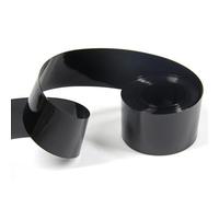 Tubo termorretráctil de PVC, Tubo Termocontraíble Plano de PVC for Aislamiento Cables Negro 7-29.5mm 5 Metros(Width:27mm)