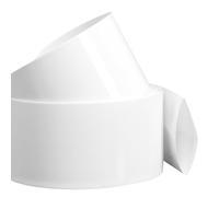 Tubo termorretráctil de PVC Tubo Termocontraíble PVC Blanco 7-29.5mm Anchos 5 metros(Width:29.5mm)