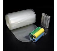 Tubo termorretráctil, Funda de Silicona for Cables 18650, Tubo termorretráctil PVC Transparente, 5 Metros, Ancho 200-500 mm(300mm)