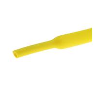 Tubo termorretráctil Industrial de 2,4-25,4 mm de diámetro, Funda de Cable de poliolefina 3:1, protección retráctil.(Yellow,9.5mm,50m)