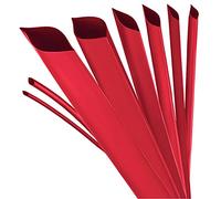 Tubo termorretráctil ISOLATECH por metros rojo con adhesivo Ø 5mm 10 metros 3:1 juego poliolefina para aislar cables conexiones soldadas sin etiquetar resistente a los rayos UV (Ø5mm 10metros)