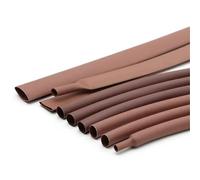 Tubo termorretráctil marrón de 1 m, diámetro de 1 mm a 50 mm, tubo termorretráctil de poliolefina, relación 2:1, funda aislante eléctrica.(6MM_2M)