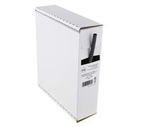 Tubo termorretráctil Negro 3:1 con Pegamento, 4,8 - 1,6 mm, 3,5 Metros - Caja dispensadora