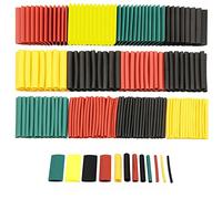 Tubo Termorretráctil,Termoretractil,Tubo Termorretráctil Industrial, Tubos Termorretráctiles, Funda Termoretractil, Kit de Manguitos para Cables Eléctricos,Tubo Termoretráctil Envoltura,164pcs