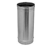 Tubo - tubo de acero inoxidable 316L, 430 mm de longitud, 100 mm de diámetro, incluye junta, ideal para aplicaciones de alta resistencia y durabilidad. #