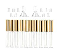 Tubo vacío de rímel de 10 ml botella de crema de pestañas con inserciones de goma embudo para aceite de ricino Diys Cosmetics vacío tubo de rímel varita mágica