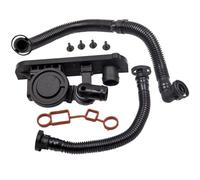 tubo ventilación cárter Compatible Con A3 A4 A6 Kit De Manguera Y Válvula De Ventilación PCV Del Cárter OEM: 06F129101 06F129101E 06F129101G Kit Manguera Ventilación La Válvula Escape Del Cárter