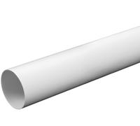 Tubo Ventilación PVC Redondo 100MM X 50CM Aire Cable Ventilador Rígido Blanco