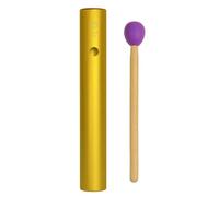 Tubo Wah-Wah de Aluminio，Martillo，512/576/640/684/768/864/960Hz Opcional，3.5CM Diámetro Tubo Redondo，Accompañamiento Musical Relajación Personal(Yellow (640hz))
