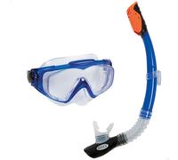 Tubo y máscara buceo intex silicone aqua +14 años