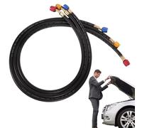 tuboDe Llenado De Aire Acondicionado Para Automóvil: Manguera De Refrigerante De 800 PSI, Kit De tuboFluorado, Construcción De Calidad De Sellado Fuerte Con Fácil Acceso | tuboDe Carga Para Camione