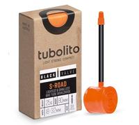 Tubolito Cámara de aire Tubo-S-Road 700C TPU 18-28 mm Válvula Presta 42/60/80 mm Negro
