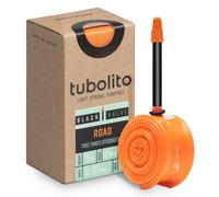 TUBOLITO 9120077573984 Cámara de aire-carretera-700c-válvula de 60 mm-Negra, Adultos Unisex