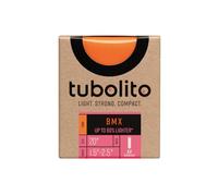 TUBOLITO 9120077571706 Cámara de Aire Tubo-BMX-20 x 1.5-2.5-Válvula Shraeder, Unisex-Adult, Negro, One Size