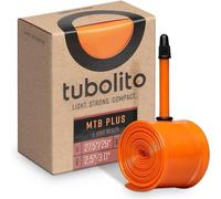 Tubolito - Cámara de Aire Tubo-MTB Unisex para Bicicleta de Adulto, Naranja, 27,5+